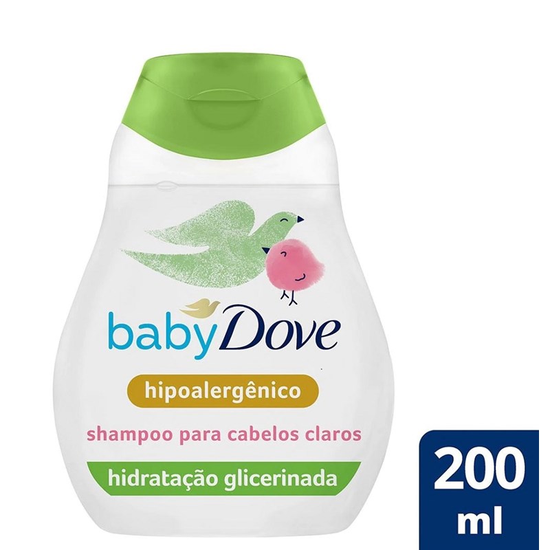 Shampoo  Dove Baby 200 ml Hidratação Glicerinada com Camomila
