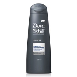 Shampoo Dove Men Care 200 ml Limpeza Refrescante