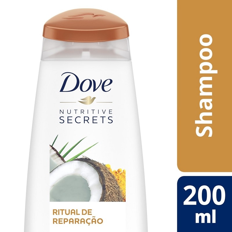 Shampoo Dove Nutritive Secrets 200 ml Ritual de Reparação LojasLivia