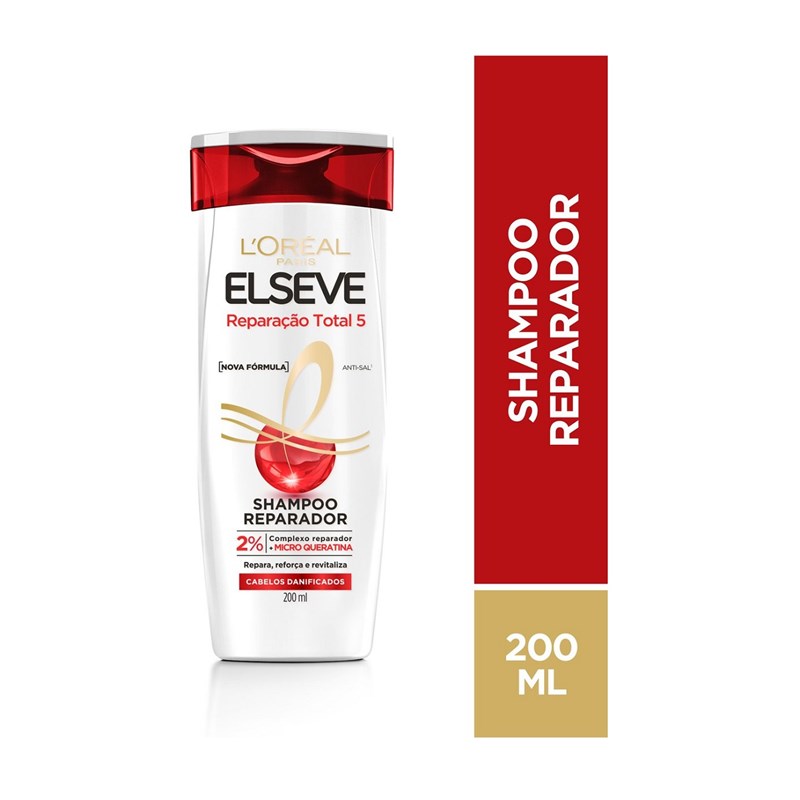 Shampoo Elseve 200 ml Reparação Total 5