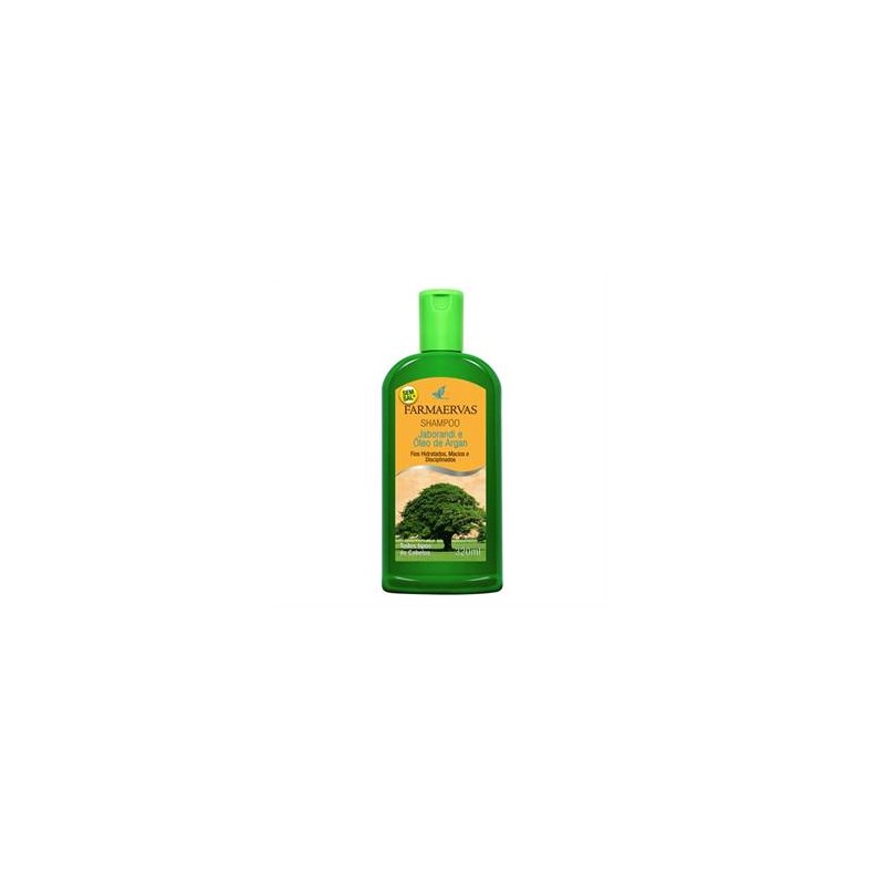 Shampoo Farmaervas 320 ml Jaborandi e Oleo de Argan