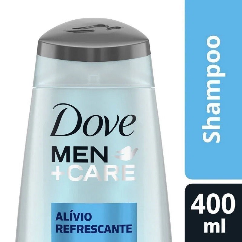 Shampoo Fortificante Dove com Ice Cool Mentol 400 ml Alívio Refrescante