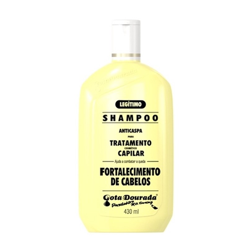 Shampoo Gota Dourada 430 ml Fortalecimento de Cabelos