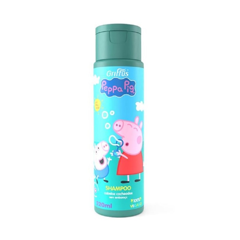 Shampoo Griffus 220 ml Cachos Peppa Pig Verde