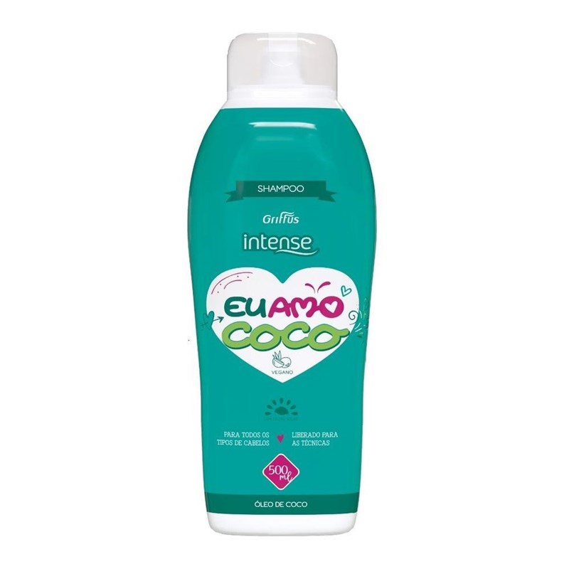 Shampoo Griffus Intense 500 ml Eu Amo Coco