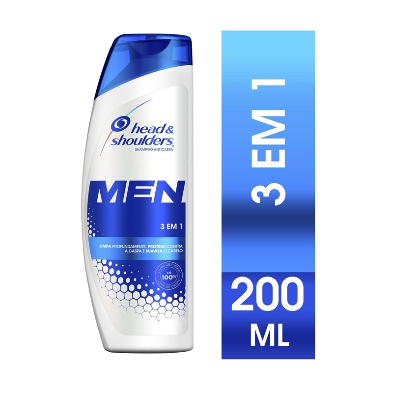 Shampoo Head & Shoulders Men 200 ml 3 em 1