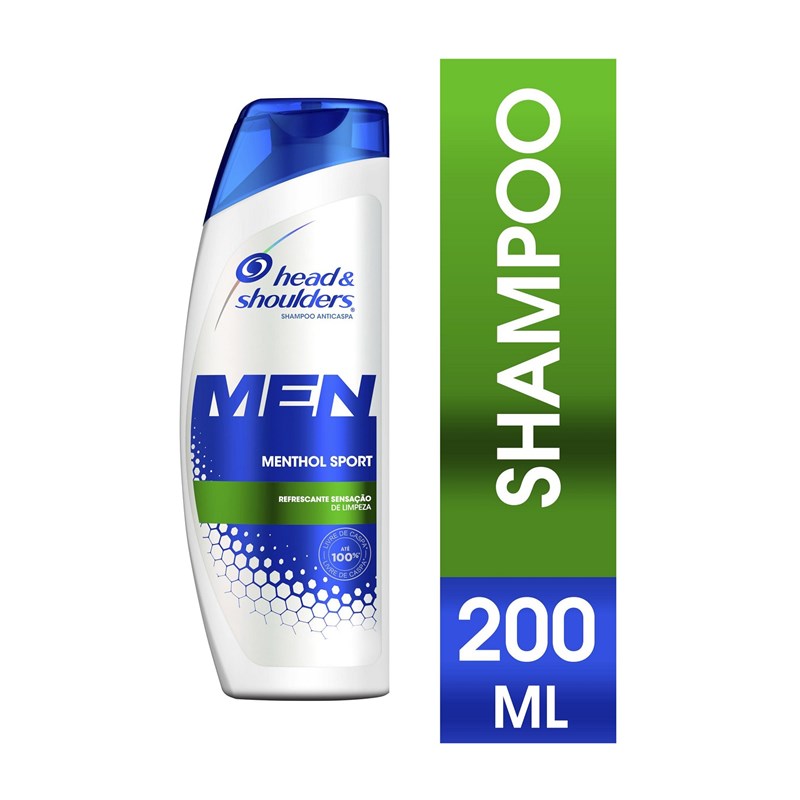 Shampoo Head & Shoulders Men 200 ml Menthol Sport