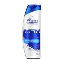 Shampoo Head & Shoulders Men 400 ml 3 em 1