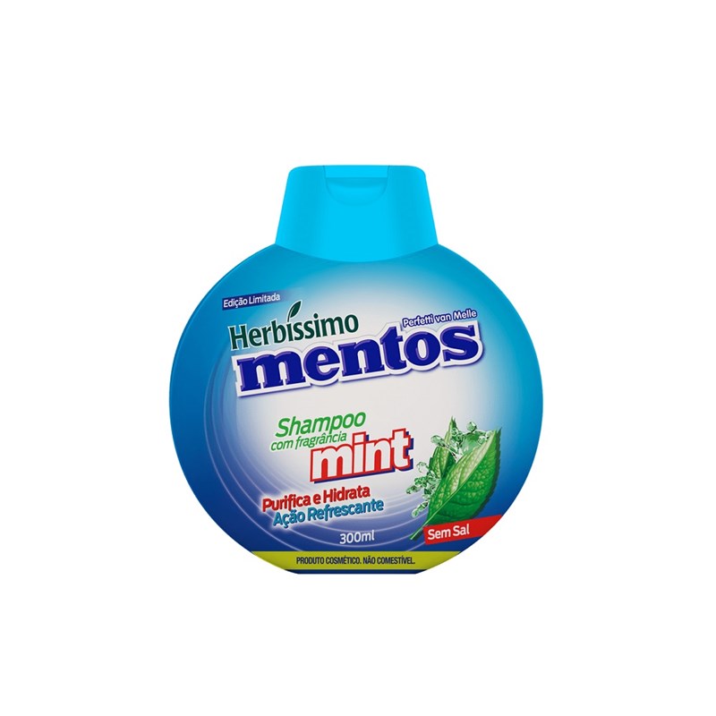 Shampoo Herbíssimo Mentos 300 ml Mint