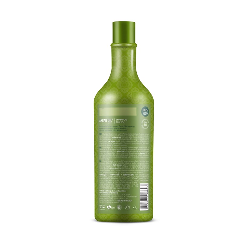 Shampoo Hidratante Inoar 1000 ml Argan Oil