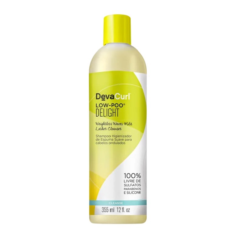 Shampoo Higienizador Deva Curl 355 ml Low Poo Delight 