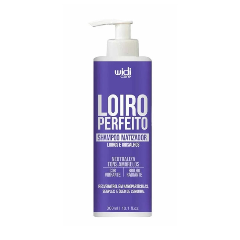 Shampoo Matizador Widi Care 300 ml Loiro Perfeito