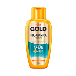 Shampoo Niely Gold 275 ml Pós-Química Poderoso