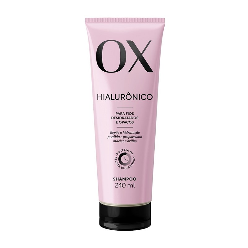Shampoo OX 240 ml Hialurônico - LojasLivia