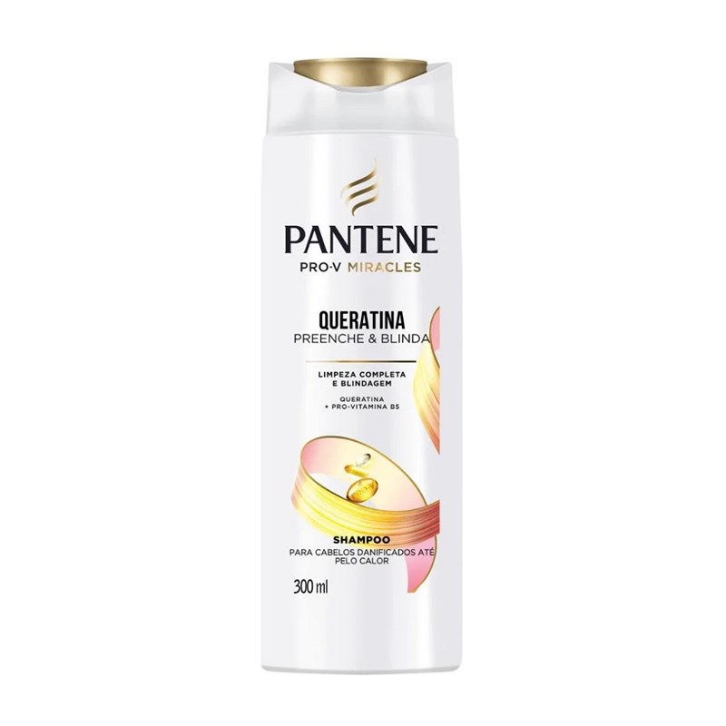 Shampoo Pantene 300 ml Queratina