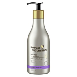 Shampoo Pré-Tratamento Força Vitamina 300ml Cabelos Lisos