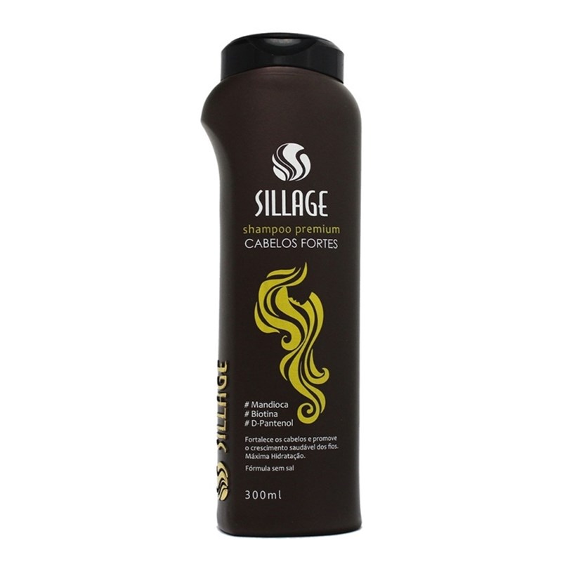 Shampoo Premium Sillage 300 ml Cabelos Fortes