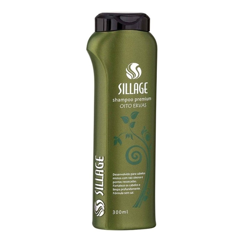 Shampoo Premium Sillage 300 ml Ervas e Silicone