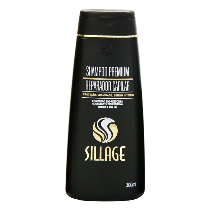 Shampoo Premium Sillage 300 ml Reparador Capilar