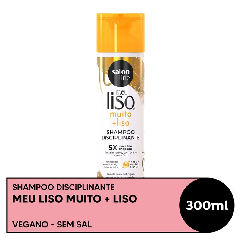 Shampoo Salon Line Meu Liso 300 ml  Muito+ Liso