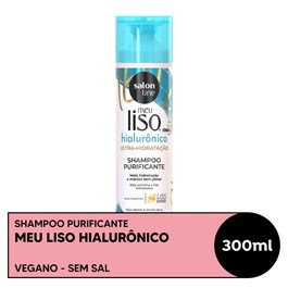 Shampoo Salon Line Meu Liso SPA Capilar 300 ml Ácido Hialurônico