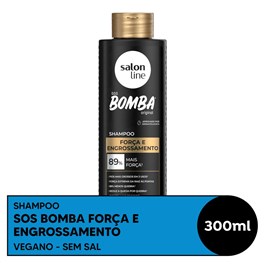 Shampoo Salon Line  S.O.S Bomba 300 ml Força e Engrossamento