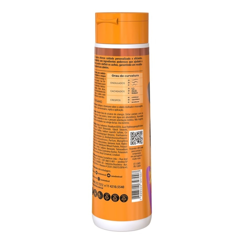 Shampoo Salon Line S.O.S Cachos 300 ml Óleo de Manga