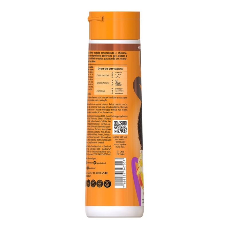 Shampoo Salon Line S.O.S Cachos 300 ml Óleo de Manga