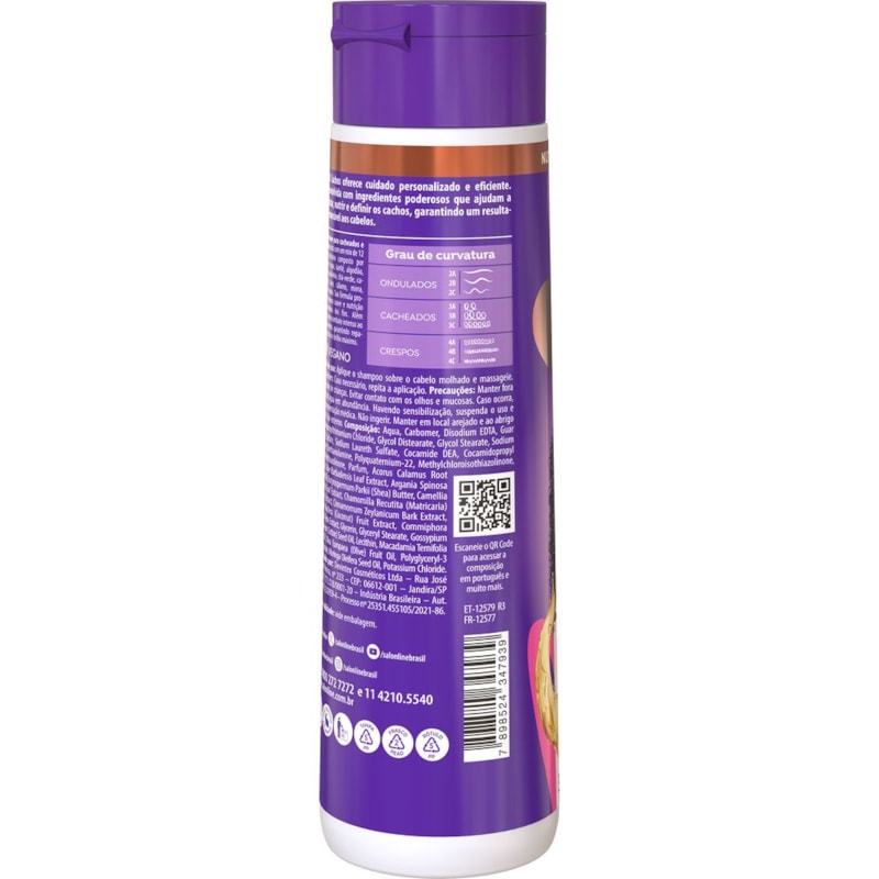 Shampoo Salon Line S.O.S Cachos 300 ml Super Óleos