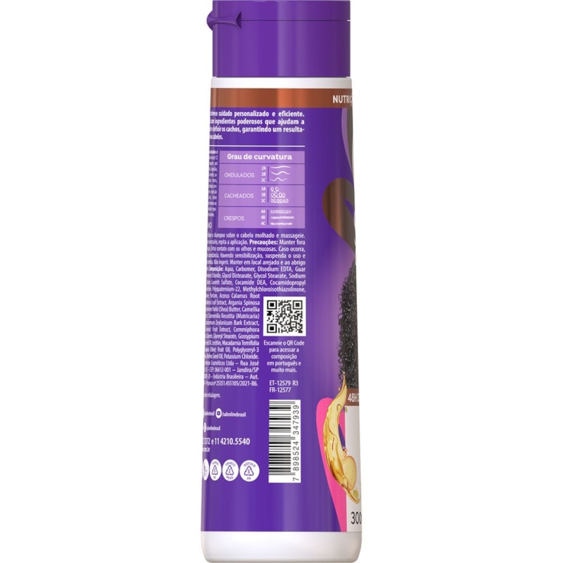 Shampoo Salon Line S.O.S Cachos 300 ml Super Óleos