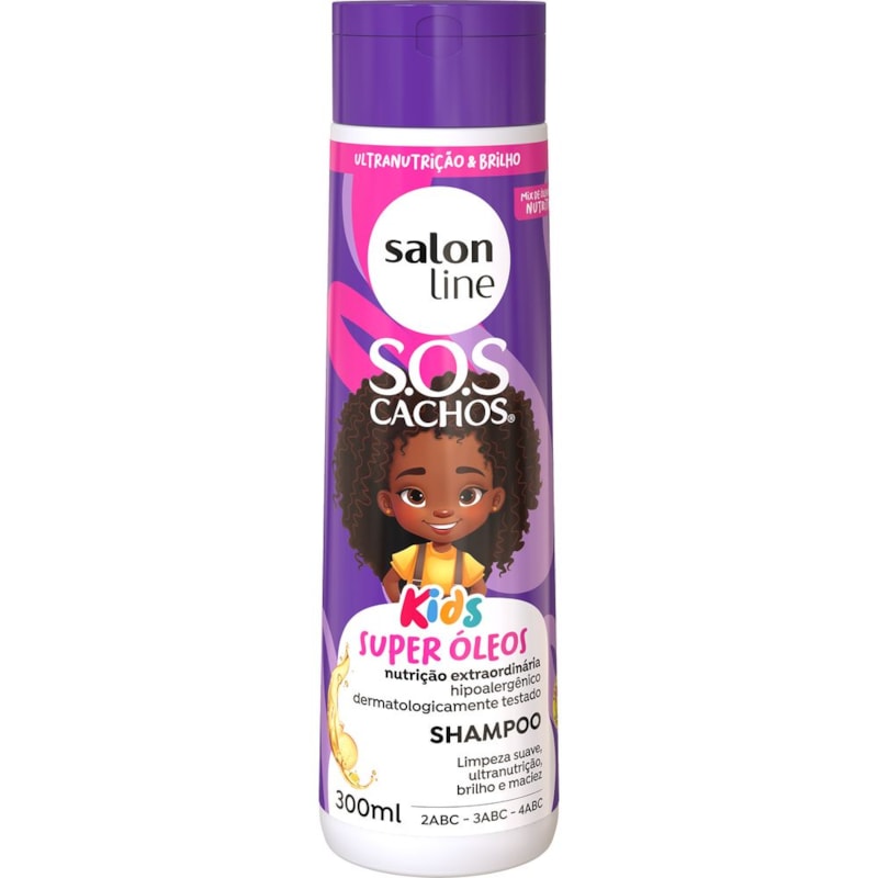 Shampoo Salon Line S.O.S Cachos Kids 300 ml Super Óleos