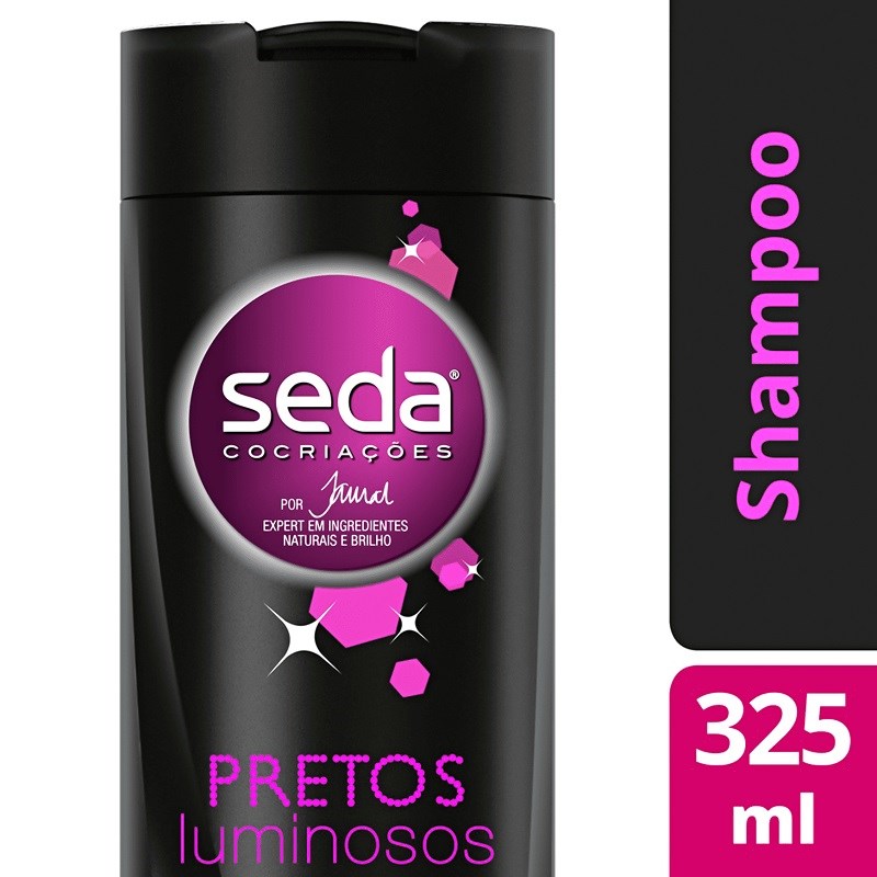 Shampoo Seda Cocriações 325 ml Preto Luminosos