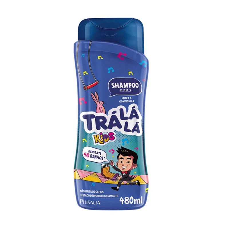 Shampoo Trá Lá Lá Kids 480 ml 2 EM 1