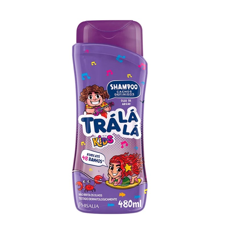 Shampoo Trá Lá Lá Kids 480 ml Cachos Definidos