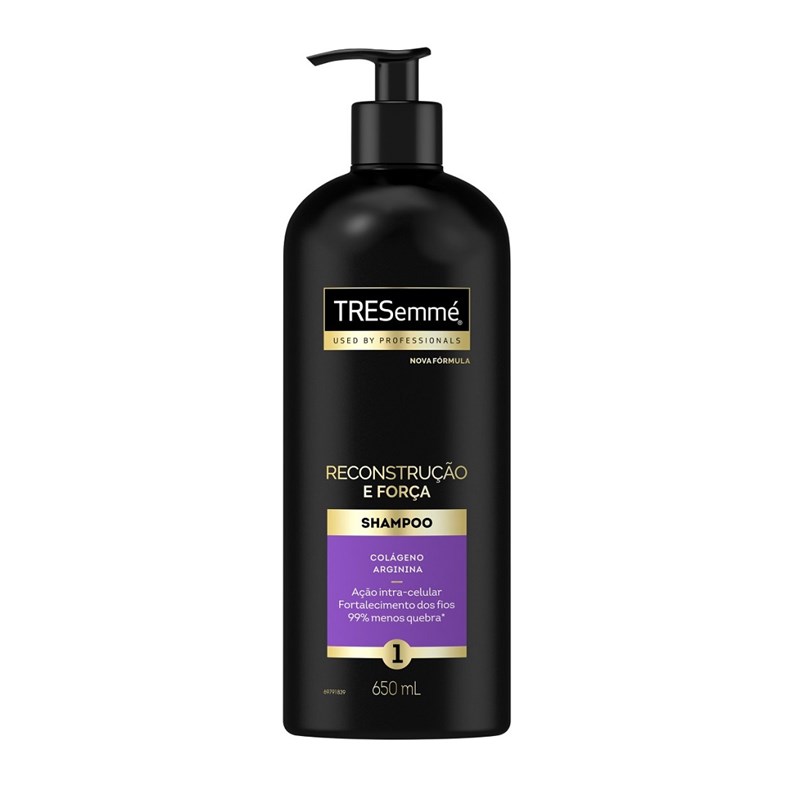 Shampoo TRESemmé 650 ml Reconstrução e Força