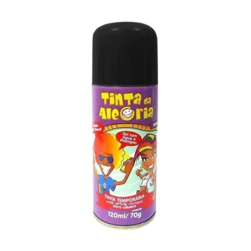 Spray Da Alegria 120 ml Preta