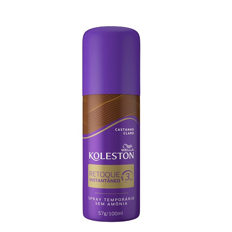 Spray Retoque Instantaneo Koleston 100 ml Castanho Claro