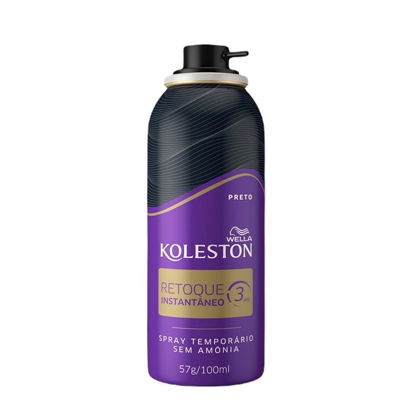 Spray Retoque Instantâneo Koleston 100 ml Preto