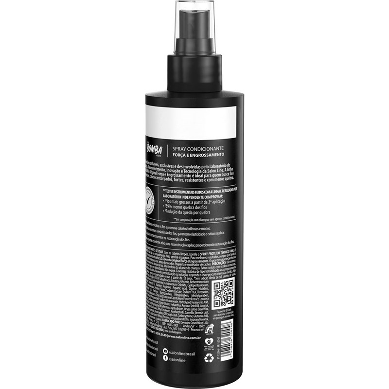 Spray Salon Line S.O.S Bomba 240 ml Força e Engrossamento