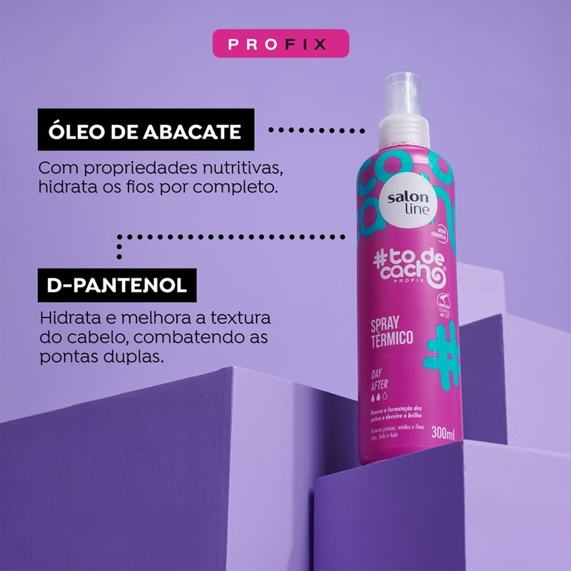 Spray Térmico Salon Line #tôdecacho 300 ml Day After