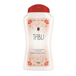 Talco Desodorante Tabu 100 gr Perfumado