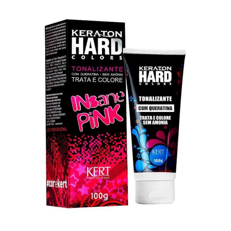 Tonalizante Keraton Hard Colors 100 gr Insane Pink ...