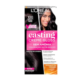 Tonalizante L'oréal Paris Casting Creme Gloss Preto Noite 100