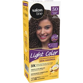 Tonalizante Salon Line Light Color Castanho Claro 5.0
