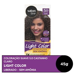 Tonalizante Salon Line Light Color Castanho Claro 5.0