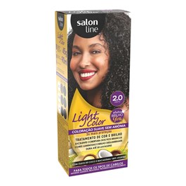 Tonalizante Salon Line Light Color Preto 2.0