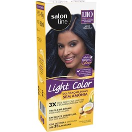 Tonalizante Salon Line Light Color Preto Azulado Intenso 1.110