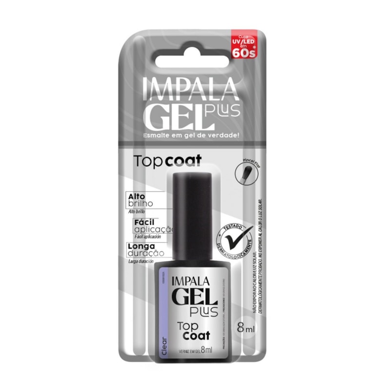 Top Coat Impala Gel Plus Clear 8 ml