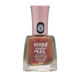 Top Coat Risqué Diamond Gel Meu Jardim Mágico 9,5 ml Intuição e Magia