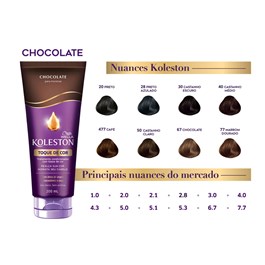 Tratamento Condicionador Koleston Toque de Cor 200 ml Chocolate